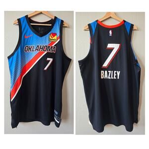 Official Nike Oklahoma City Thunder Darius Bazley 7 City Edition Jersey Men's XL